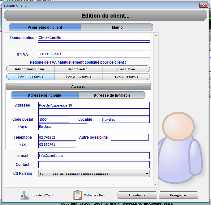 Fiche de renseignement client excel